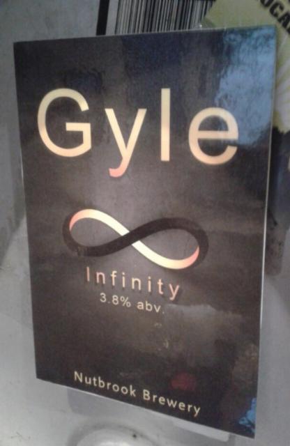 Gyle Infinity 3.8%, Nutbrook Brewery, England