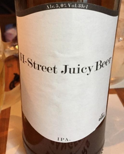 H-Street Juicy Beer 5.0%, S:t Eriks Bryggeri (Galatea), Sweden