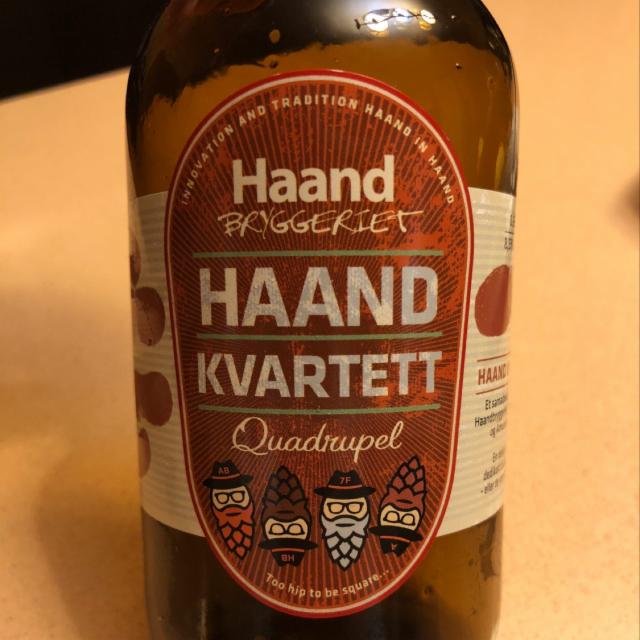 Haand Kvartett 8.5%, Haandbryggeriet AS, Norway