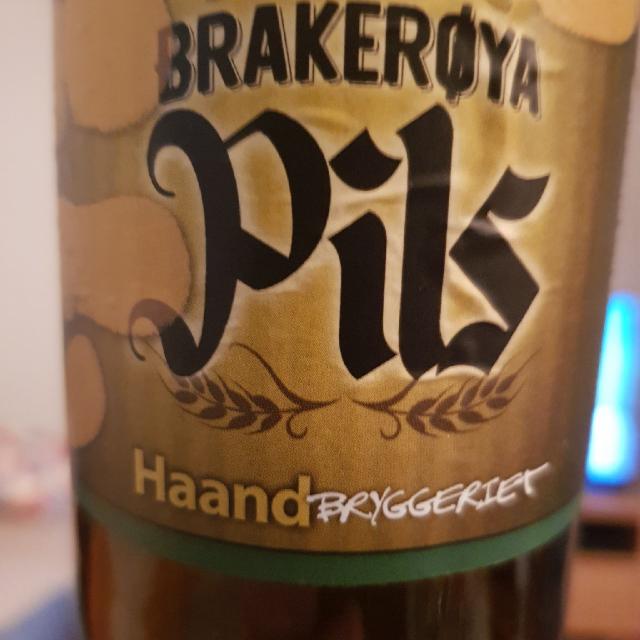 Brakerøya Pils 4.5%, Haandbryggeriet AS, Norway