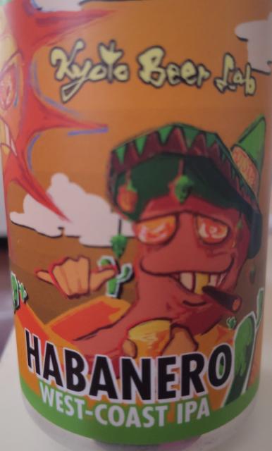 Habanero West Coast IPA 6.7%, Kyoto Beer Lab, Japan