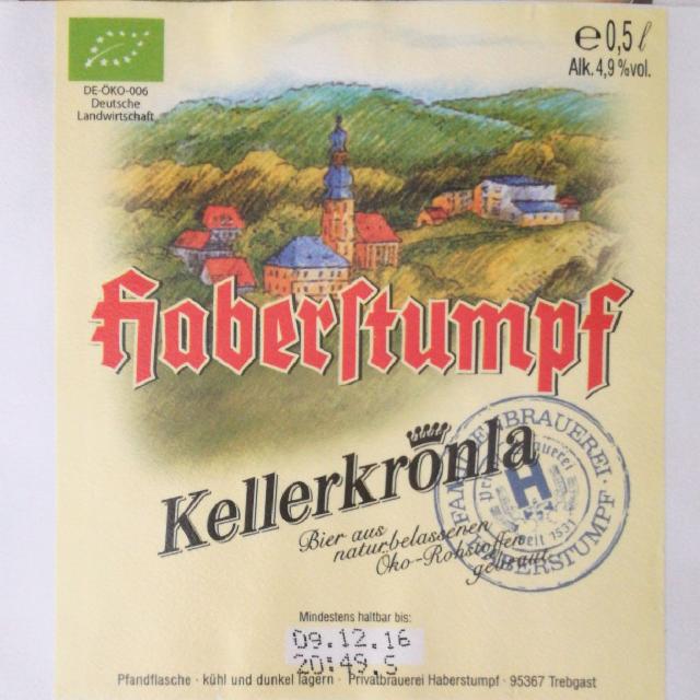 Kellerkronla 4.9%, Brauerei Haberstumpf, Germany
