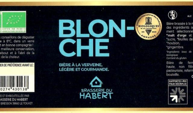 Habert Blonche 5.0%, Brasserie Du Habert, France