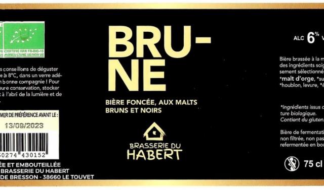 Habert Brune 6.0%, Brasserie Du Habert, France