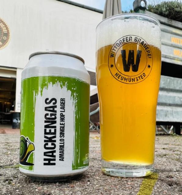 Hackengas AMARILLO SINGLE HOP LAGER 6.5%, Wittorfer Brauerei, Germany