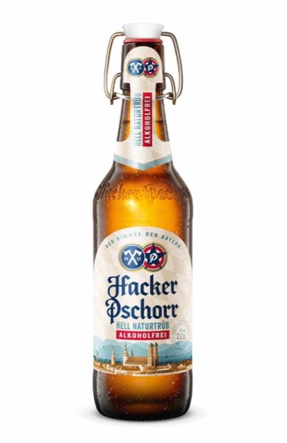 Hacker Pschorr Hell Naturtrüb alkoholfrei 0.5%, Hacker-Pschorr, Germany