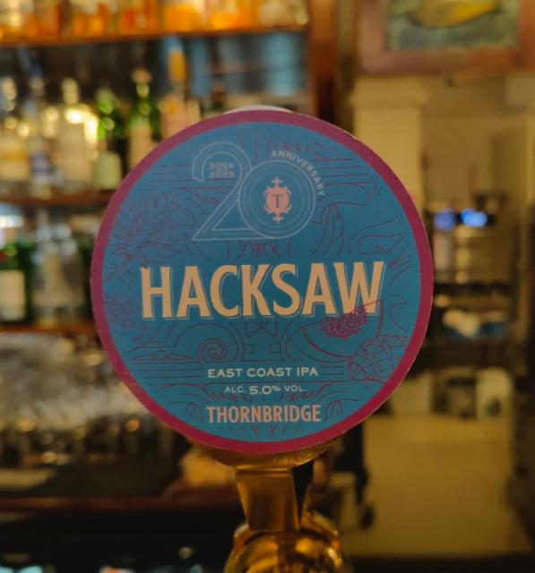Hacksaw East Coast Ipa 5.0%, Thornbridge Brewery, England
