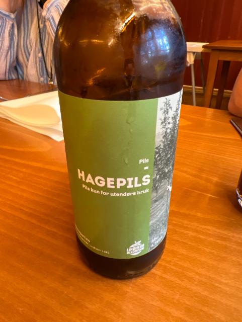 Hagepils 4.7%, Lindheim Ølkompani, Norway