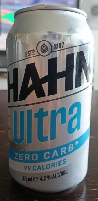 Hahn Ultra Zero Carb 4.2%, Hahn Brewing Company (Lion Co.), Australia