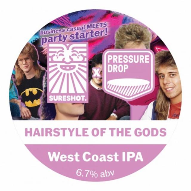 Hairstyle Of The Gods 6.7%, Sureshot Brewing, England