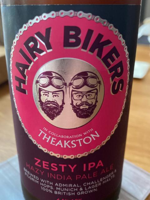 Hairy Bikers Zesty IPA 4.5%, Theakston Brewery, England