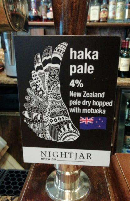 Haka Pale 4.0%, Nightjar Brew, England