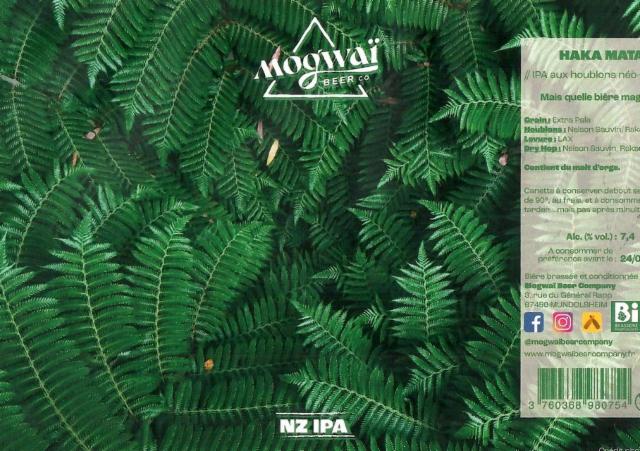 Haka Matata 7.4%, Mogwaï Beer Company, France