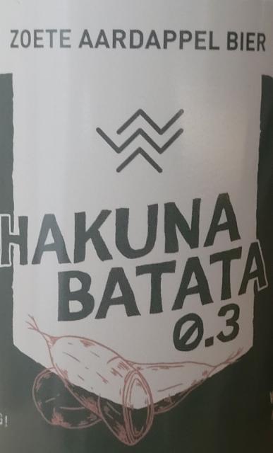 Hakuna Batata 0.3%, Brouwerij Dutch Bargain, Netherlands