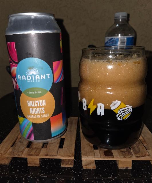 halcyon nights american stout 6.7%, Radiant Beer Co, United States
