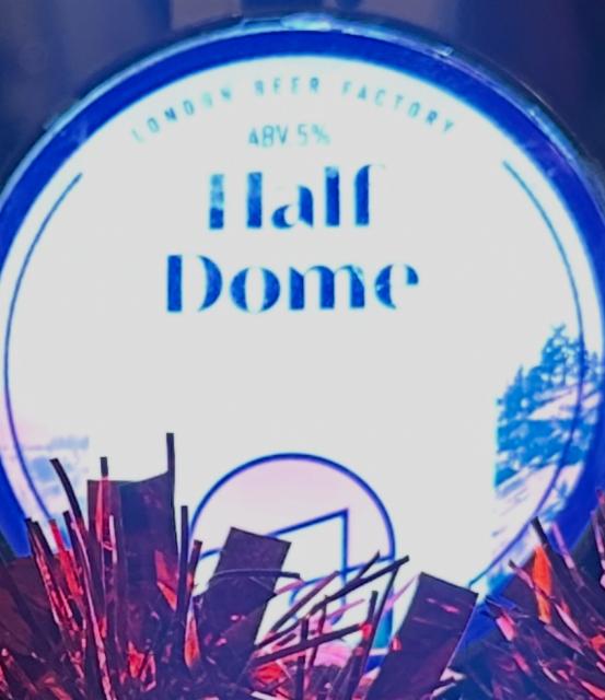 Half dome 5.0%, The London Beer Factory, England