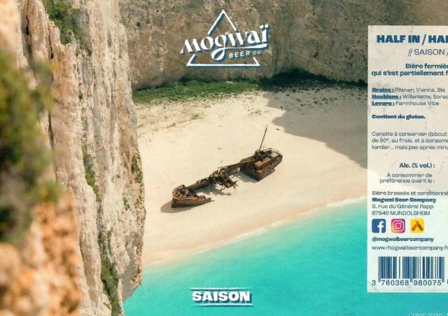 Half In / Half Out 5.1%, Mogwaï Beer Company, France