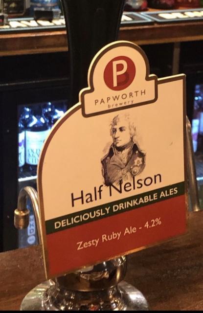 Half Nelson 4.2%, Papworth Brewery Limited, England