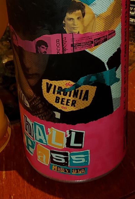 hall pass 6.0%, The Virginia Beer Company, United States