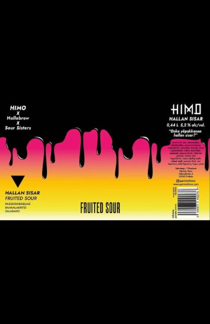 Hallan Sisar 5.2%, Panimo HIMO, Finland