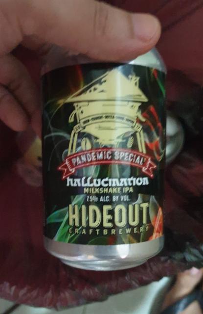 hallucination - pandemic special 7.5%, Hideout Craft Brewery, Philippines