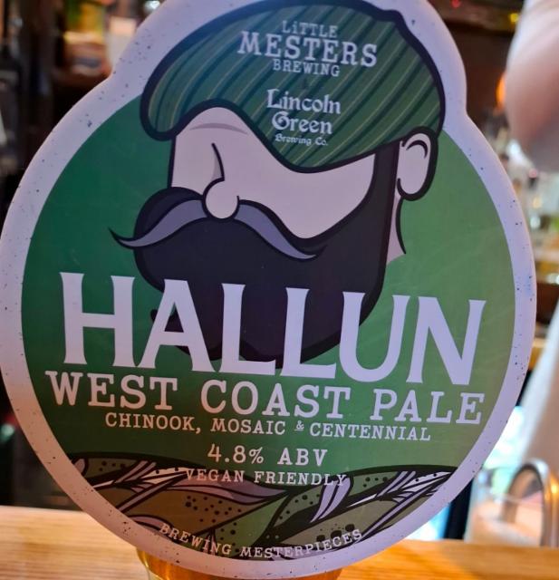 Hallun West Coast Pale, Lincoln Green Brewing