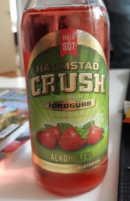 Halmstad Crush Jordgubb Non Alcoholic 0.2%, Krönleins Bryggeri, Sweden