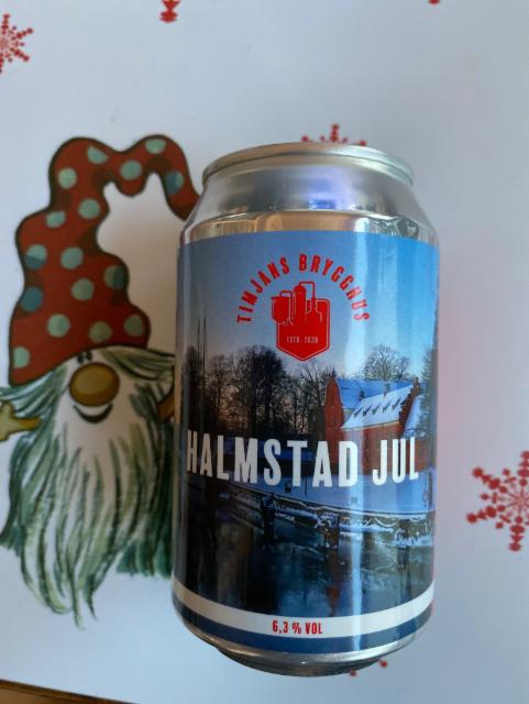 Halmstad jul 6.3%, Timjans brygghus, Sweden