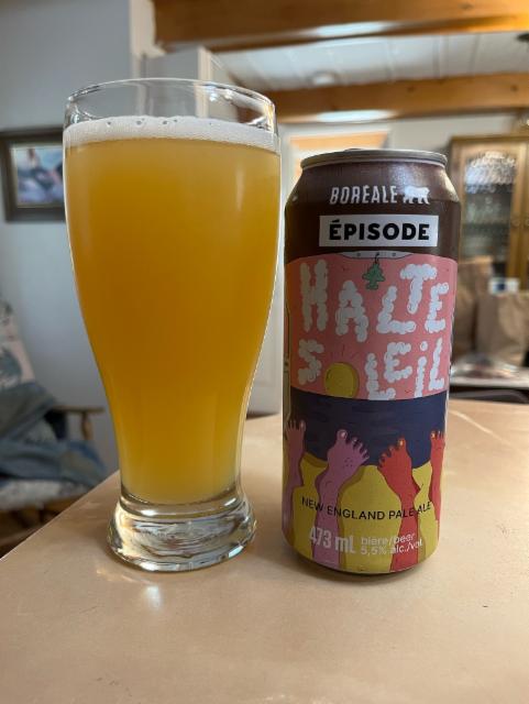 Halte Soleil 5.5%, Boréale - Brasseurs du Nord, Canada