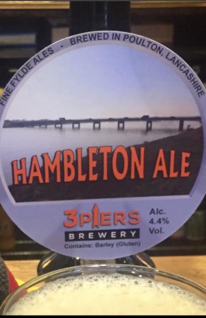 Hambleton Ale 4.4%, 3 Piers Brewery Limited, England