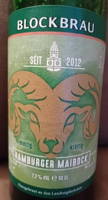 Hamburger Maibock 2024 7.3%, Blockbräu, Germany