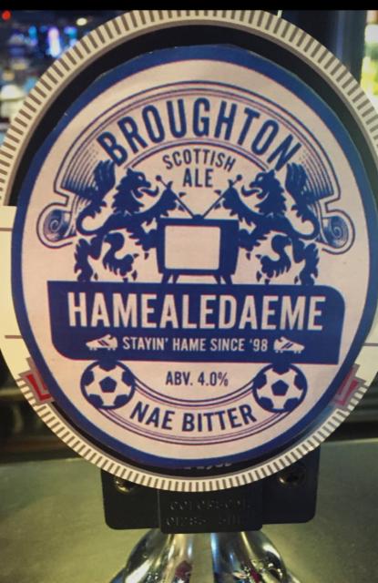 Hamealedaeme 4.0%, Broughton Ales, Scotland