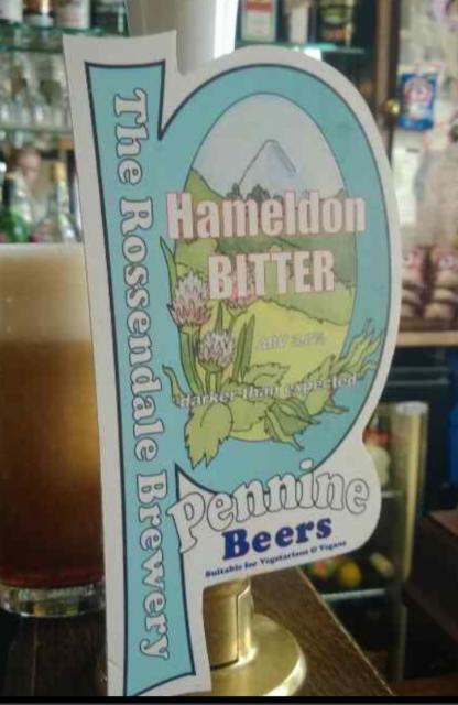 Hameldon Bitter 3.8%, Rossendale Brewery, England