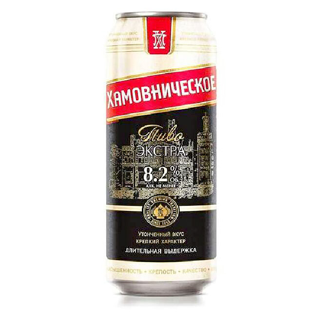 Hamovnicheskoe Ekstra / Хамовническое Экстра 8.2%, Moskovskaya Pivovarennaya Kompaniya (Oasis Beverages) / Московская Пивоваренная Компания, Russia