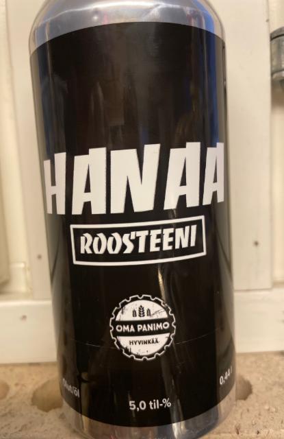 Hanaa Roosteeni 5.0%, Hyvinkään Oma Panimo, Finland