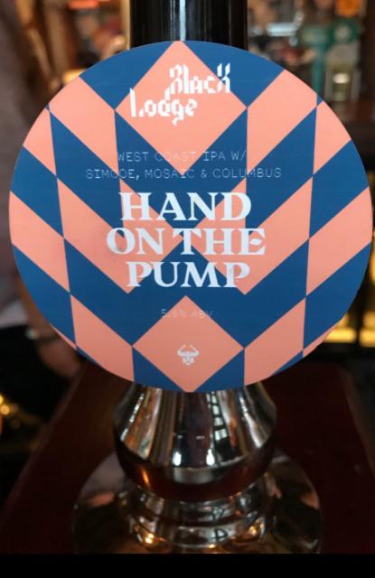 Hand On The Pump 5.6%, Black Lodge Brewing, England