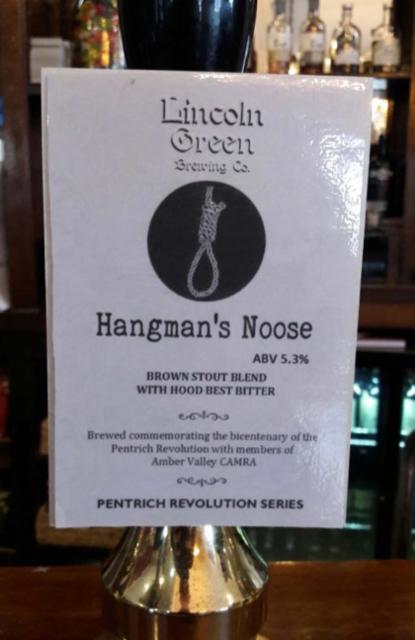 Hangman's Noose 5.3%, Lincoln Green Brewing, England