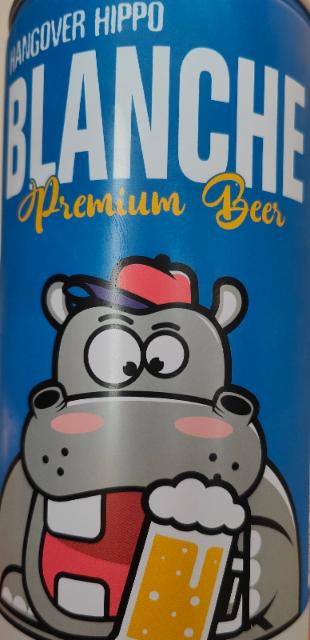 Hangover Hippo Blanche 3.9%, Obolon / Оболонь, Ukraine