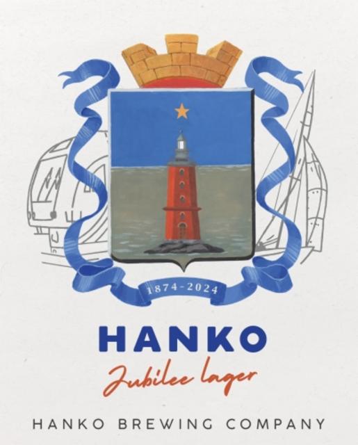 Hanko 150 Vuotta Jubilee Lager 5.0%, Hanko Brewing Company, Finland