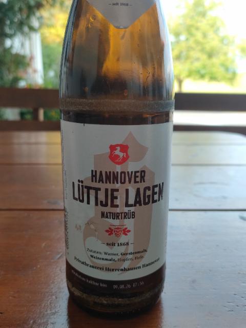 Hannover Lüttje Lagen 3.9%, Privatbrauerei Herrenhausen GmbH, Germany