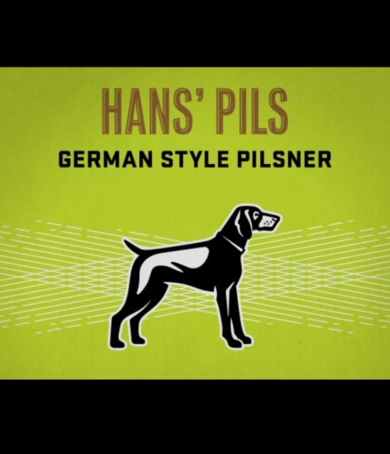 Hans' Pils 5.3%, Real Ale Brewing Company, United States