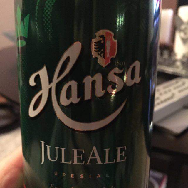 Hansa JuleAle 4.7%, Hansa Borg Bryggerier (Royal Unibrew), Norway