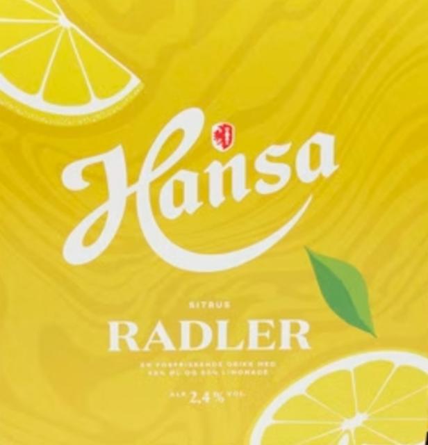 Hansa Radler Sitrus 2.4%, Hansa Borg Bryggerier (Royal Unibrew), Norway