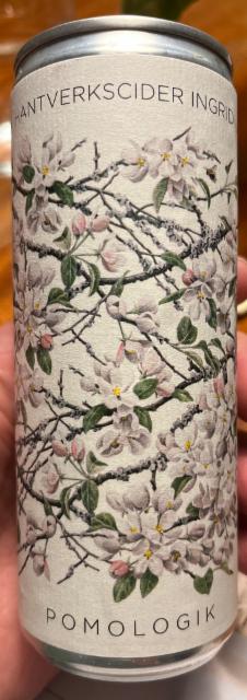 Hantverkscider Ingrid 3.5%, Pomologik, Sweden