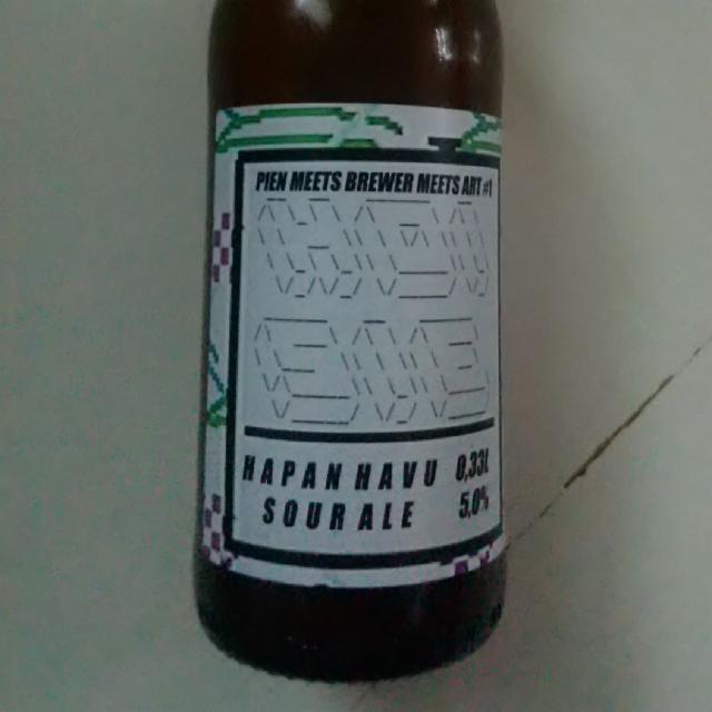Hapan Havu Sour Ale 5.0%, Panimoyhtiö Tuju, Finland