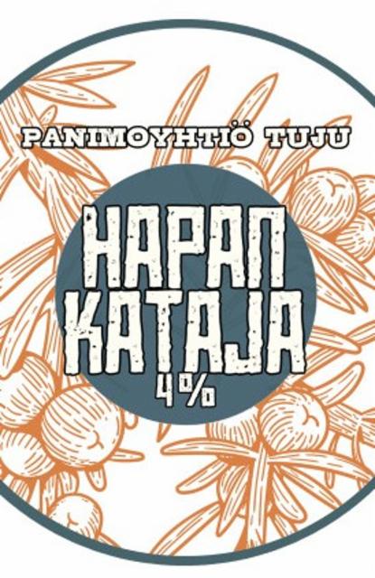 Hapan Kataja 4.0%, Panimoyhtiö Tuju, Finland