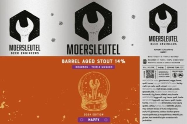 Happy (2024) 14.0%, Brouwerij De Moersleutel, Netherlands