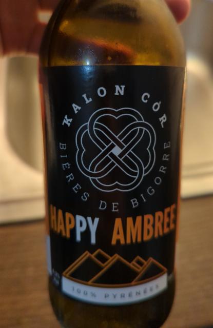 Happy Ambrée 6.2%, Brasserie Kalon Còr [Closed], France