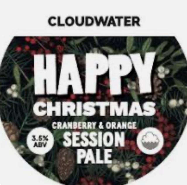 Happy Christmas Session Pale 3.5%, Cloudwater Brew Co., England