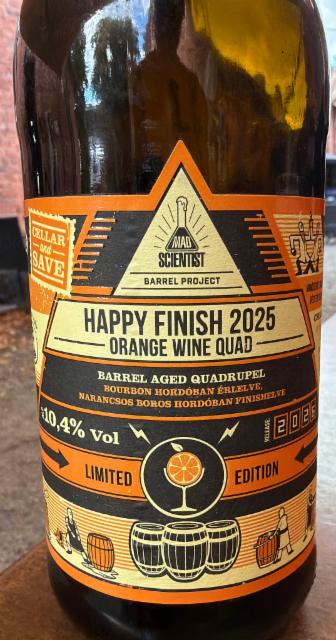 Happy finish 2025 10.4%, Mad Scientist, Hungary